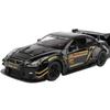 1/24 Skyline Ares Nissan GTR R34 R35 Alloy Sports Car Model Diecast Metal Racing Car Model Simulation Sound Light Kids Toys Gift