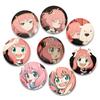 32/44/58mm SPY X FAMILY Enamel Pin Cute Anime Brooches Anya Forger Cute Head Lapel Pins Cartoon Badge Backpack Hat Jewelry Accessories Gift