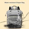Портативная сумка для подгузников, рюкзак большой вместимости, водонепроницаемая дорожная сумка для кормления ребенка, сумка для мамы с USB-портом для зарядки, ремни для коляски, термокарманы