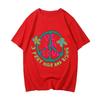 Womens cute cartoon printed pattern fashionable casual top short sleeved round neck daily versatile Womens Tshirt