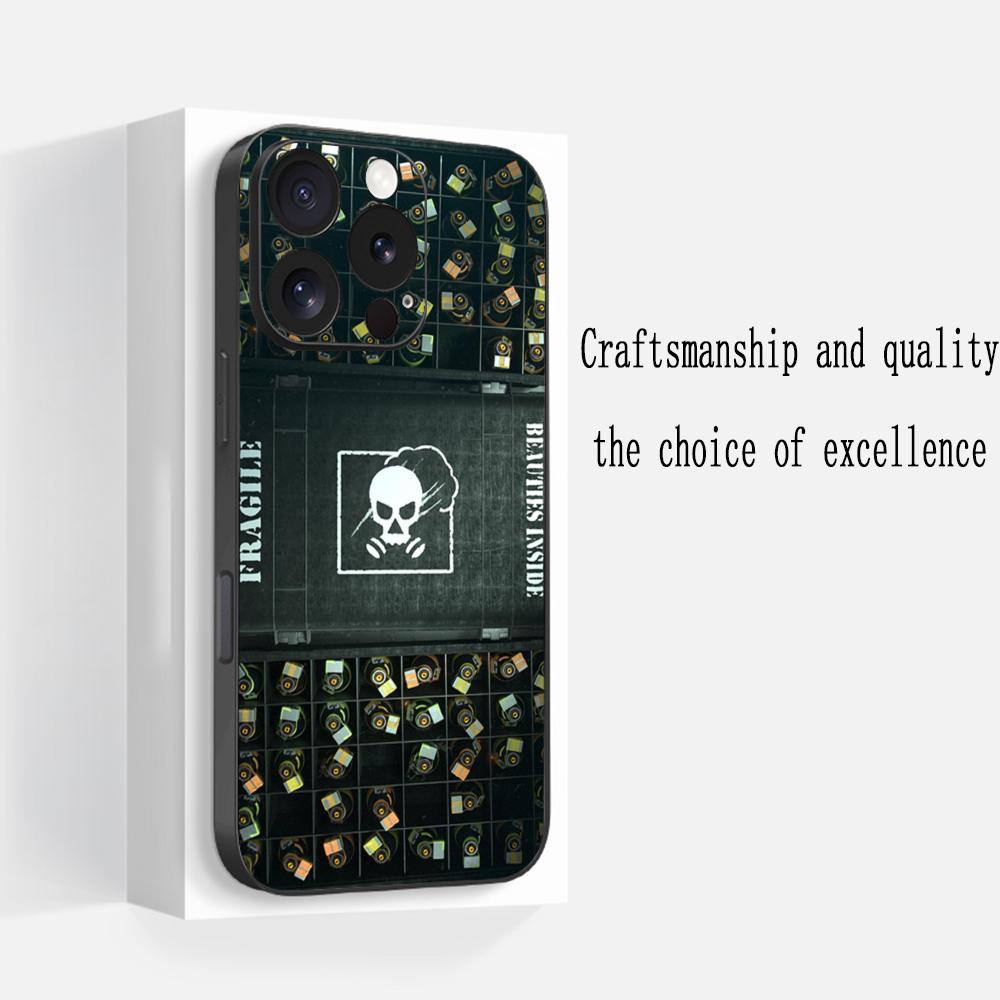 Rainbows Sieges 6 hot game poster Phone Case For iPhone 17 16 e 15 14 13 12 Plus Mini Pro Max Soft black Shockproof Cover