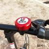 RTS Hot Sale Small Lovely Bicycle Bell I Love My Bike Logo Clear Volume Rich Color Safe Travel Bike Horn