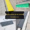 Car Curb Ramp: Plastic Step Pad for Sill, Edge, or Slope, Ideal for Uphill Climbing and Speed Bump Triangle Pad