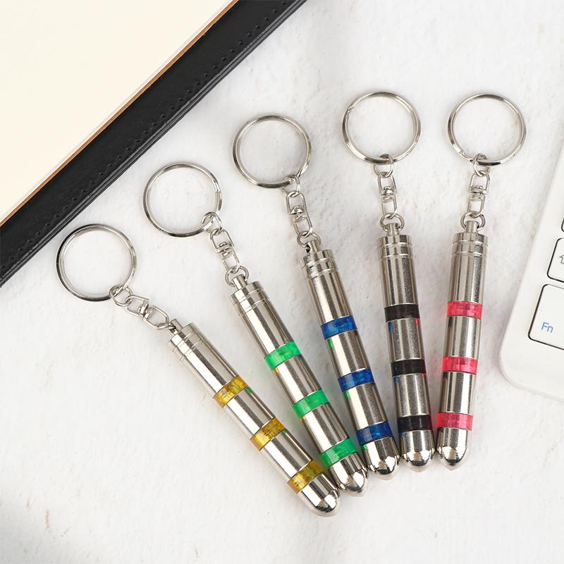 Portable Car Anti-Static Keychain Static Rod Electrostatic Discharger Antistatic Rod Keyring Car Supplies Car Accessories