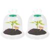 Plant Cloche Reusable Propagation Cover Transparent Garden Bell Plant Hat for Plant