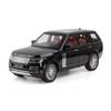 1/24 Land Rover Range Rover Alloy Diecast Car Model Off Road SUV Vehicle Simulated Metal Car Trendy Ornaments Gift for Children
