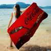 C-Coca C-Cola Полотенце для ванны из микрофибры, мягкое, хорошо впитывающее, дышащее, для девочек, детей, декоративное, с мультяшным рисунком, пляжное полотенце