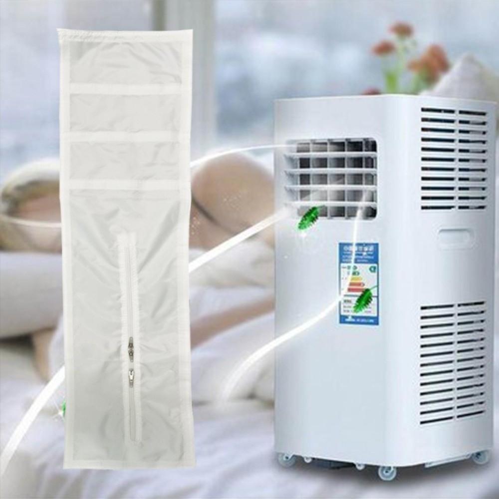 Waterproof AC Window Seal Cloth Zipper Style Windproof Air Conditioner Cover Sliding Door