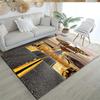 Harley-davidson Motorcycles Customize Text Carpet Suitable for Foyer Hallway Kitchen Living Rooms Antislip Carpet Anime Office Decor
