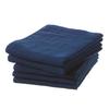 Set of 5 Gauze Face Made In Senshu Towels 33 X Navy Towels, Single-Sided, Japan, (Approx. 82cm),