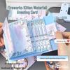День святого Валентина DIY Фейерверки Котенок Водопад Поздравительная открытка - Специальное предложение для новичков: 0.01 Почтовые расходы