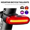 Bicycle Lighting Bike Lights Rechargeable Lamp USB Bike Rear Tail Lights Led Waterproof Lantern Cycling Flashlight for Bicycle
