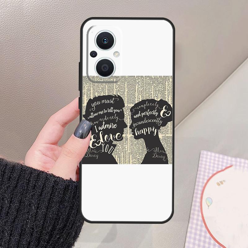 Чехол 'Гордость и предубеждение' для OPPO Reno 10 11 12 13 14 Pro 8 7 Lite 11F 12F 13F 14F Чехол OPPO Find X8 X5 X6 X9 Pro