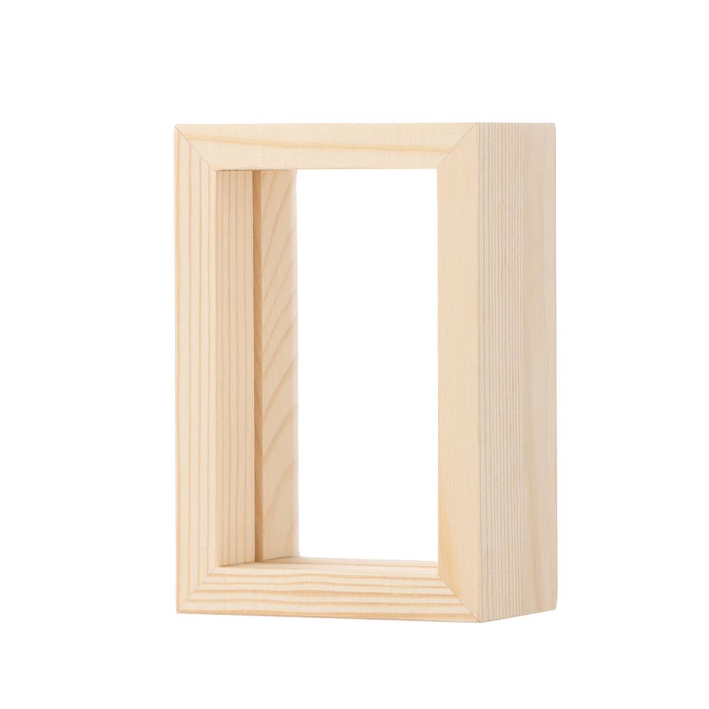 Mini Art Wedding Decor Wooden Vintage Photo Frame Picture Holder