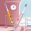 Children's Electric Toothbrush Cartoon Soft Hair IP7 Waterproof Sonic Automatic Ten Thousand Hair Brush U-shaped Toothbrush