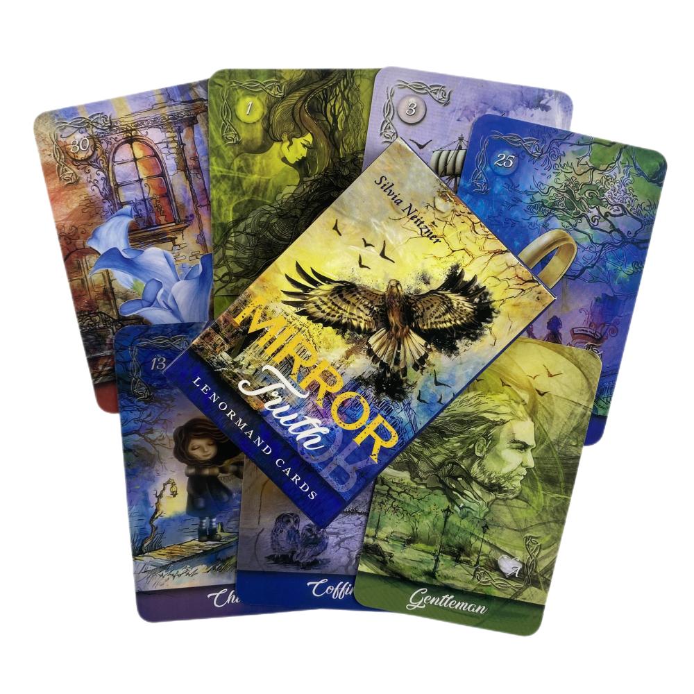 Мадемуазель Урания Ленорман Оракул Карты Таро Гадание Колода Английское Видение Настольная Игра Для Вечеринки