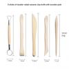 24-Piece Pottery Tool Set: Clay, Stone, Sculpture Carving Knives, Sponges, Sticks, Silicone Dotting Pens