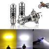 Motorcycle Headlight LED H4 H6 BA20D P15D H4 Hi/Low Dual Colors Headlight Projector Lens Bulb Motor Driving Lights DRL Front Lamp