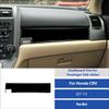Real Soft Carbon Fiber For Honda CRV 2007-2011 Car Passenger Strip Co-Pilot Decor Sticker Interior Decoration