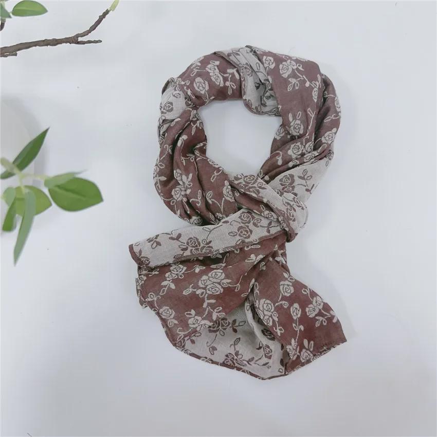 Клетчатый шарф из чистого хлопка, окрашенный в пряже, в более чем 20 цветах