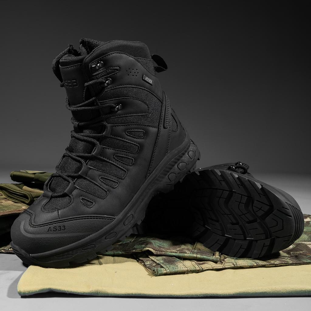 TUINANLE Мужские тактические ботинки на платформе, пустынные военные ботинки, мужские нескользящие ботинки для походов и скалолазания