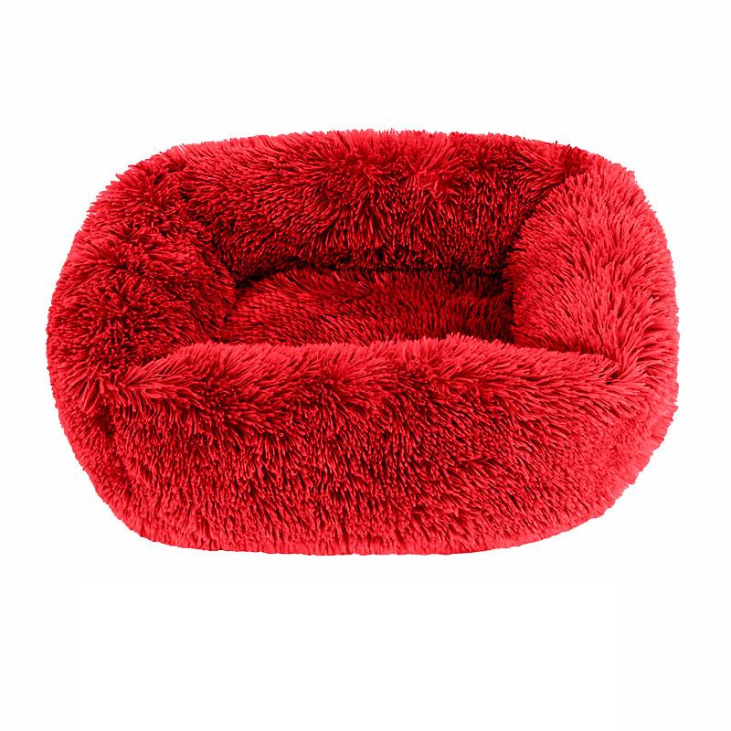 Кровать для домашних животных для собак Мягкий диван Пушистые аксессуары Корзина Корзины Большие Маленькие Большие Подушки Домашние животные Собаки Щенки Будка Подстилка Кровати Кошки