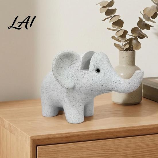 Creative Gift for Myopic People Elephant Shape Glasses Holder Resin Spectacle Display Stand Modern Style Bedside Eyewear Tray Tray Stable Eyeglass