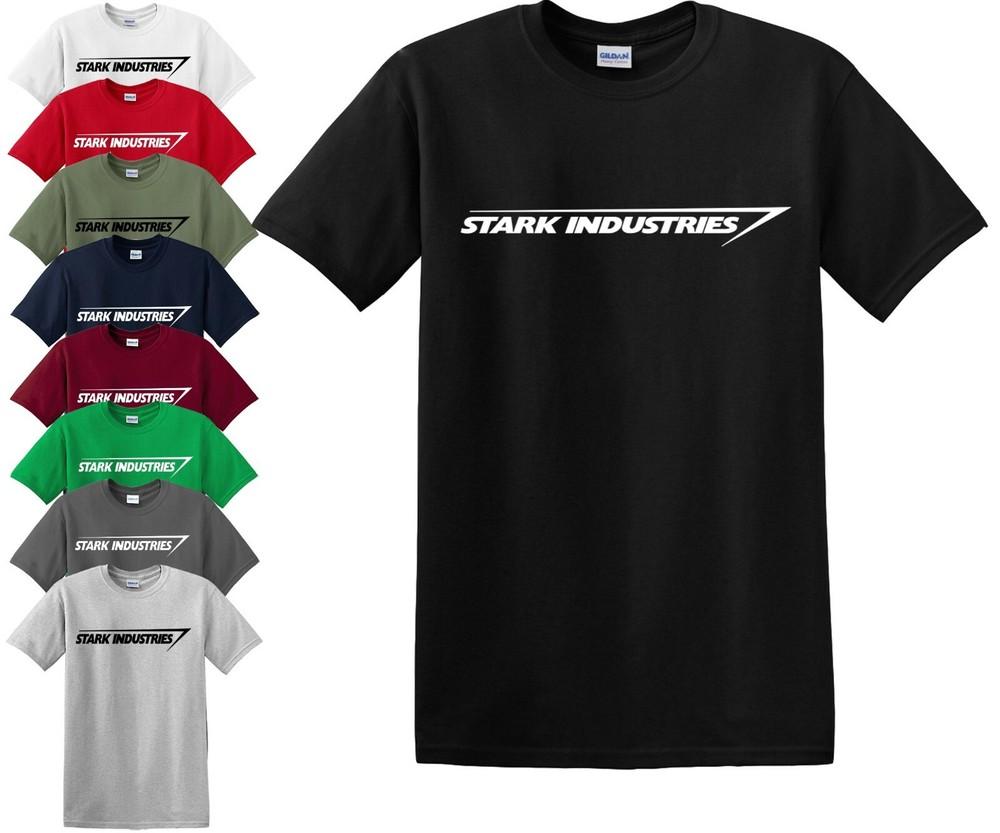 Футболка STARK INDUSTRIES Щит Железного Человека Комикс Marvel Подарок на День отца Топ Футболка