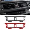 For Lexus CT 2011-2017 Car Center Console Air Vent Outlet Decoration Trim Sticker Decal Auto Interior Accessories Carbon