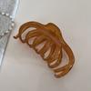 Women Hair Claw Large Size Hair Clip Plastic Gripper Style Back Head Hair Clamp Updos Styling Tool Hair Accessory
