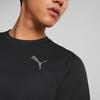PUMA T Shirts Men's Black Crew Neck Moderate Straight Fit 523002-01