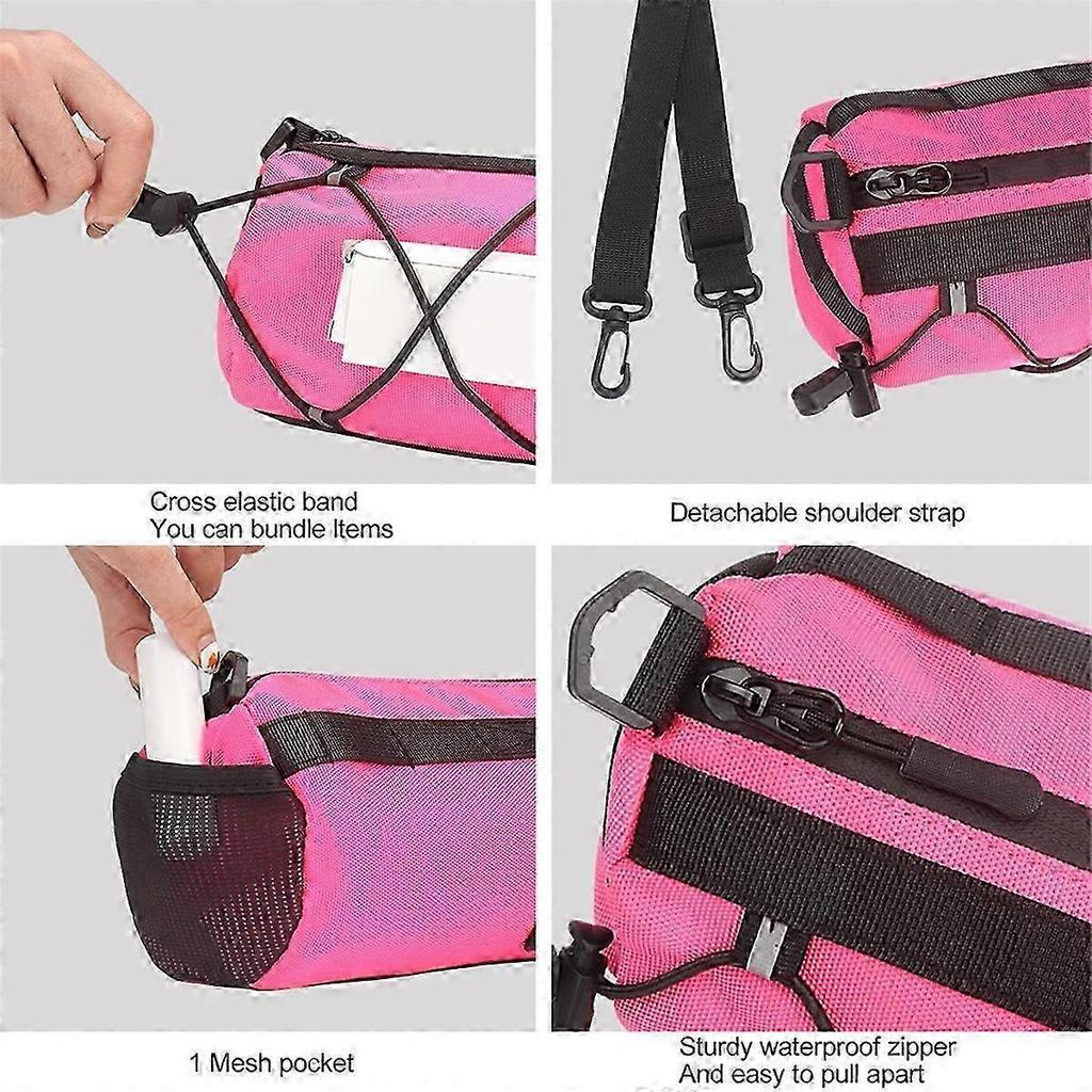1pc Bicycle Front Bag with Shoulder Strap - Storage Bag for Road & Mountain Bikes