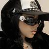 Y2K Sports Sunglasses with Star Design