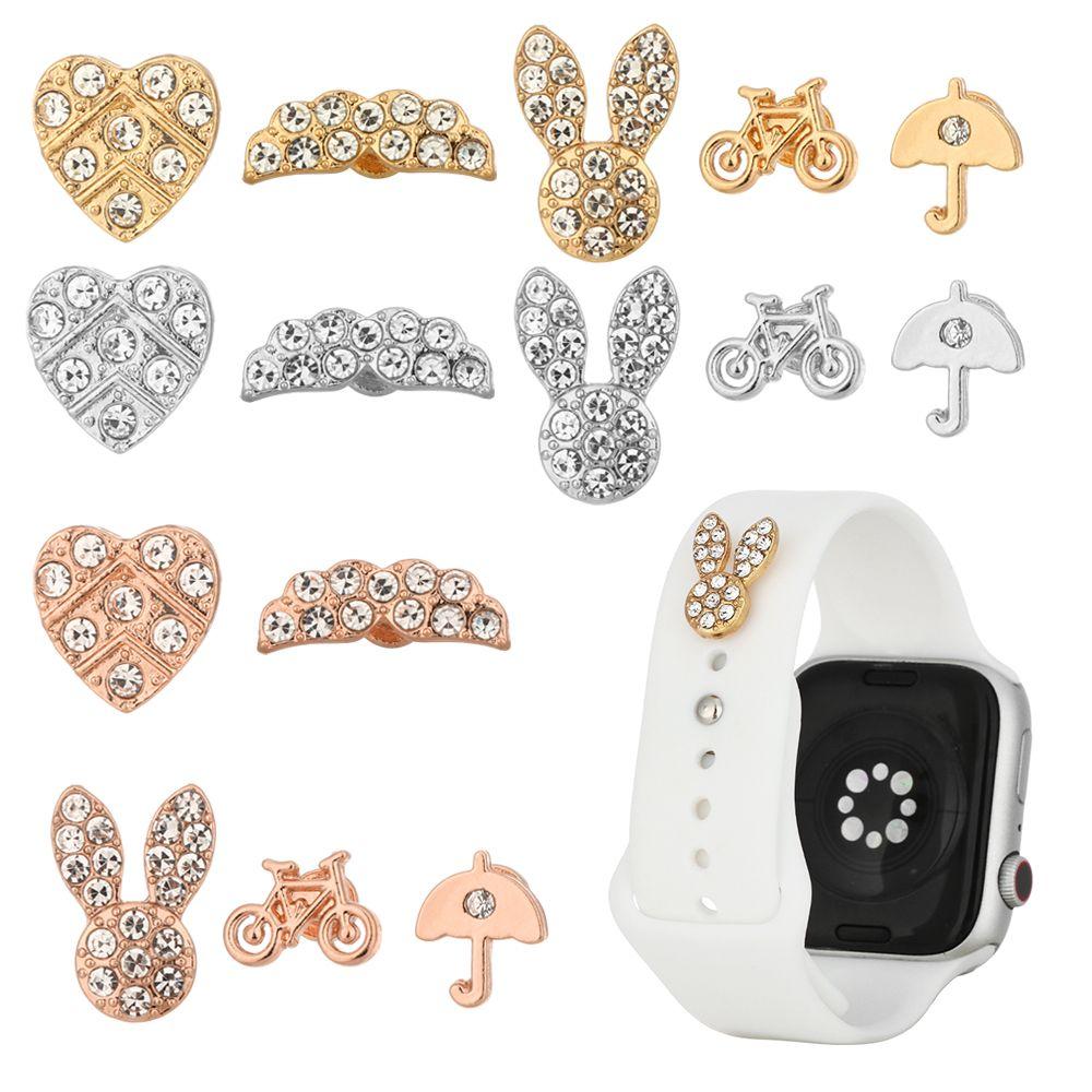Ring Nails For Apple Watch Band Strap Decorative Ring Nails Wristbelt Charms Watch Band Ornament