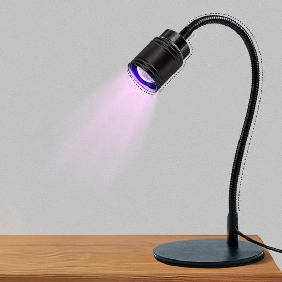 УФ LED Лампа для ногтей с ножным переключателем, питание от USB, гибкая шея, свет для сушки гель-лака, сушилка для маникюра с прочной основой