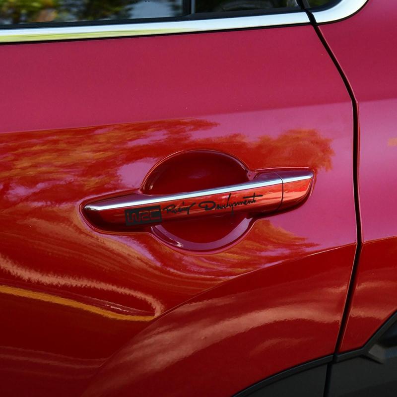 4 шт./компл. модные авто наклейки World Racing Development WRC автомобильная дверная ручка виниловые наклейки на кузов автомобиля