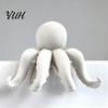 Unique Office Gadgets 3D Printed Octopus Figurine, Cute Marine Animal Sculpture for Trendy Gaming Setup Decor Computer Monitor Decor, Desk Shelf