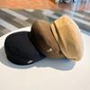 Hat Solid Color Keep Warm For Girls For Female Women Caps Bear Beret Painter Hat Octagonal Cap