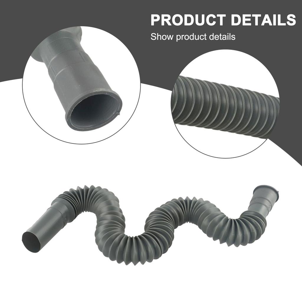 Home Drain Pipe Household PVC Washbasin Accessories Anti-odor Bathroom Flexible Kitchen Replacement Tube Useful