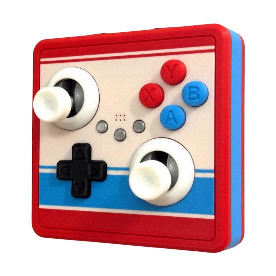 Retro Joystick Switch Cover Arcade Game Controller Light Cover, 1-Gang/2-Gang Wall Plate with XYAB Unique Buttons, Gaming Decor for Room Bedroom, Gift