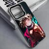 Аниме H-Химико Т-Тога Чехол для телефона iPhone 17, 16, 15, 14, 13, 12, 11 Plus, Pro Max, Цветной Серебряный Чехол Funda