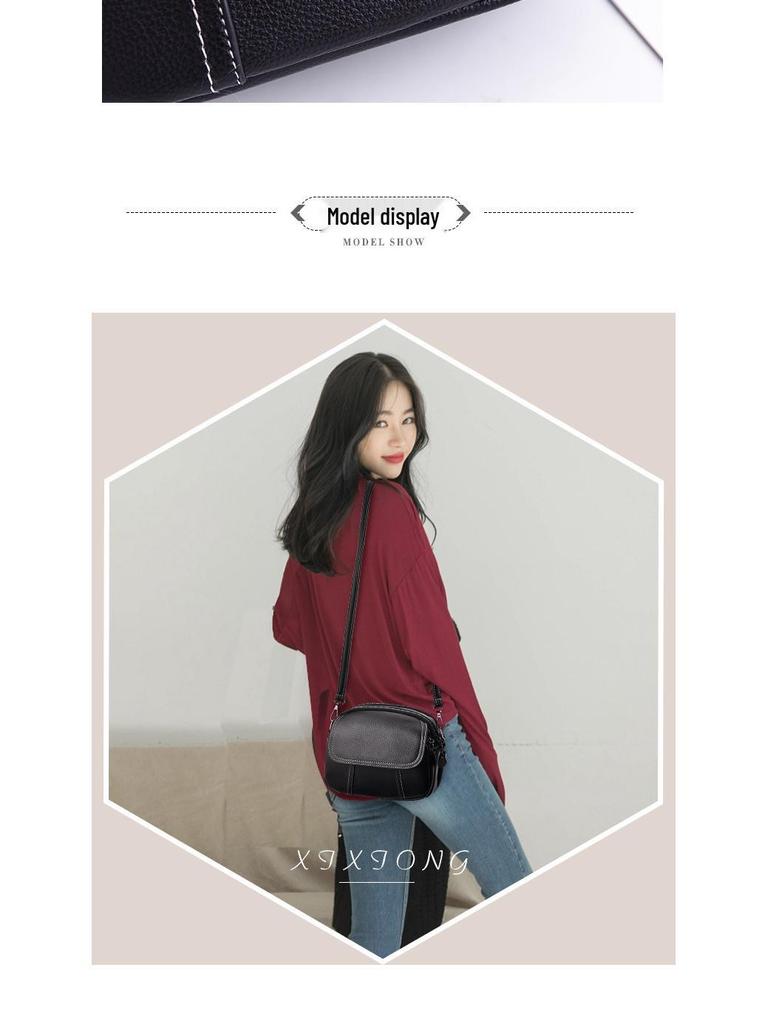 Женская осенне-зимняя сумка кроссбоди круглой формы в корейском стиле 2025