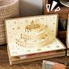 Festive Best Wishes Foldable 3D Red Envelope Greeting Card Multiple Card Slots Lucky Money Pocket For Birthday Chinese New Year