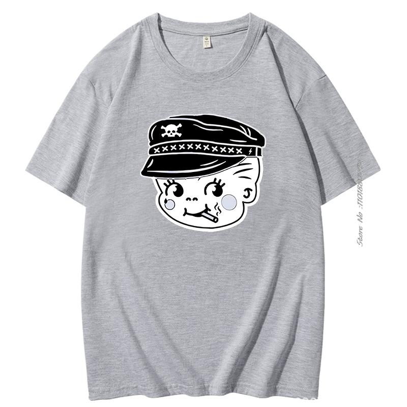 Summer Cotton Tshirt Unique Style Men Tshirt The Bad Kewpie Graphic T Shirts Streetwear Short Sleeve Tshirts Mens Clothes