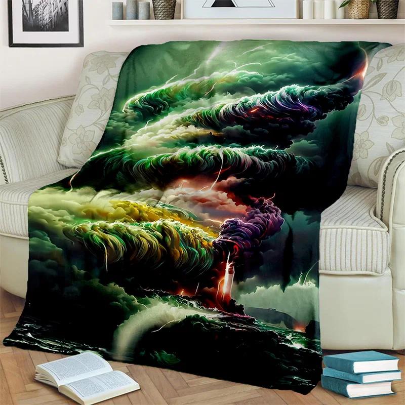 Одеяло Dream Natural Tornado Cloud Twister, мягкое одеяло для дома, спальни, кровати, дивана, пикника, путешествия, офиса, детское одеяло