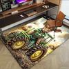 1PC cow farmer Non-Slip Floor Carpet Compatible for Office&Living Room&Dining room - Flat-Weave Machine- Soft & Pattern-E229