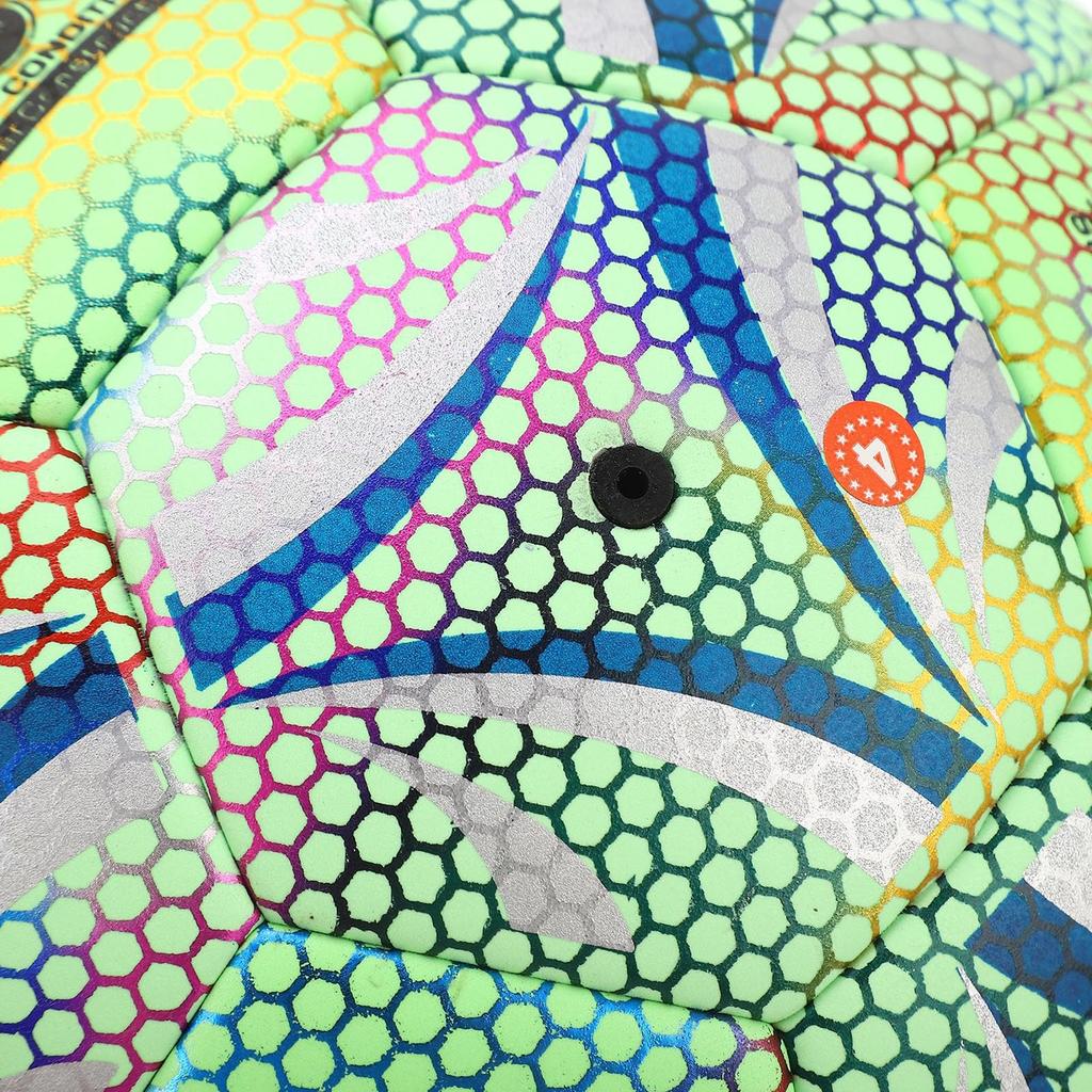 Светящийся футбольный мяч, Размер 5 Водонепроницаемый светодиодный футбольный мяч, Светящийся футбольный мяч для футбольных тренировок, Ночных игр, Футбольный мяч для игры в помещении и на улице