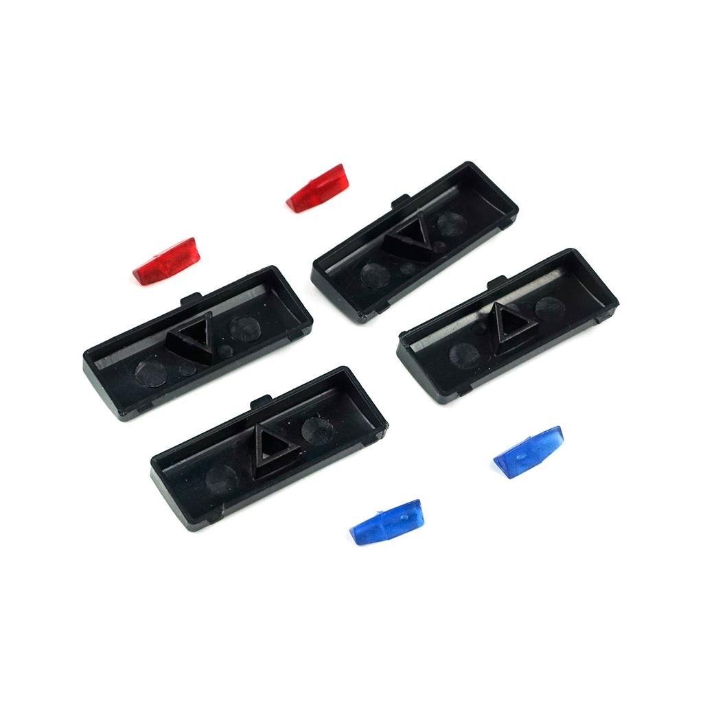 BDP88-13 4 Pcs Air Conditioner Climate Control Panel Up Down Button Cover Set for BMW X5 E53 2000-2006 E39 1996-2003 64116915812