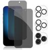 Privacy Screen Protector Camera Lens Full Coverage Anti-Spy Tempered Glass Protection for Iphone 15 Pro Max 14 Plus 13 Mini 12 11 X Xs Xr Se 2022 2020
