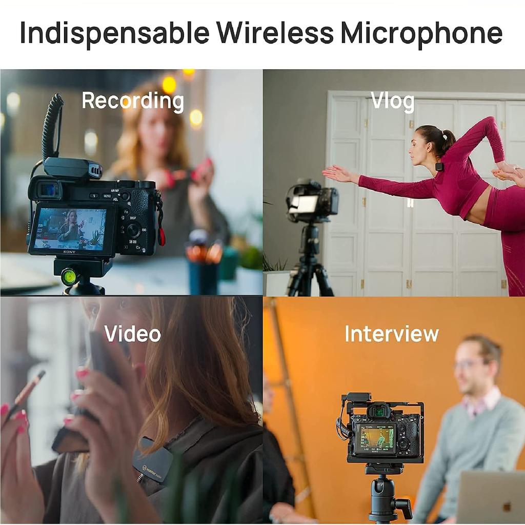 Беспроводная микрофонная система MIRFAK Audio WE10, микрофон для связи в комплекте, петличный микрофон MFA13 [] 2,4 ГГц Встроенный